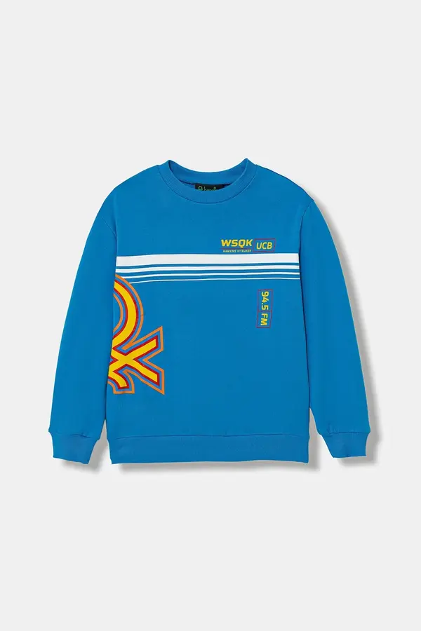 United Colors of Benetton Dječja pamučna dukserica United Colors of Benetton