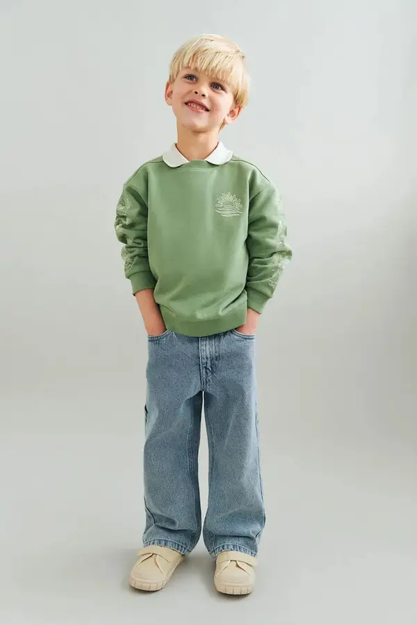 Wheat Dječja pamučna dukserica Wheat