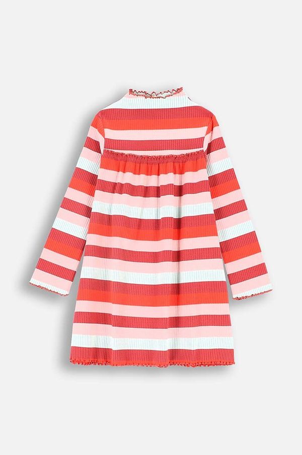 Coccodrillo Dječja pamučna haljina Coccodrillo boja: bijela, mini, širi se prema dolje, RODEO GIRL KIDS