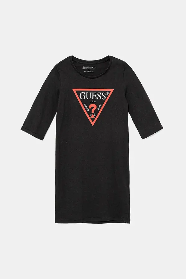 Guess Dječja pamučna haljina Guess