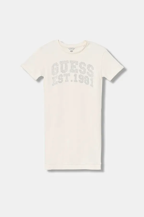Guess Dječja pamučna haljina Guess