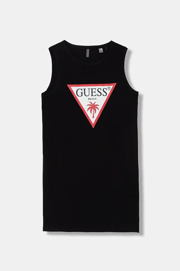 Guess Dječja pamučna haljina Guess