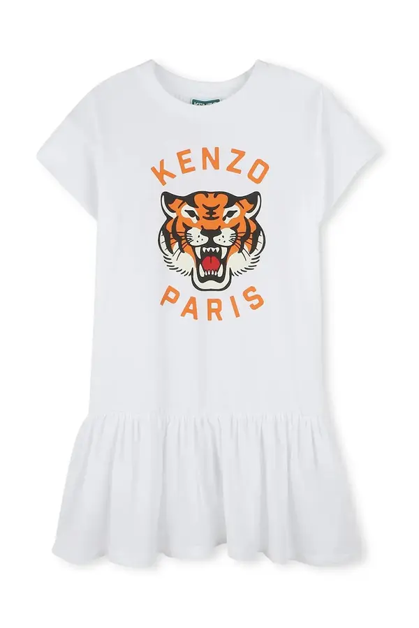Kenzo kids Dječja pamučna haljina Kenzo Kids