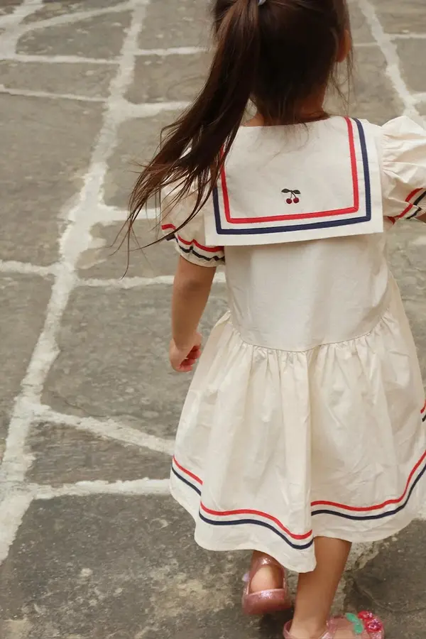 Konges Sløjd Dječja pamučna haljina Konges Sløjd ALLIE DRESS GOTS