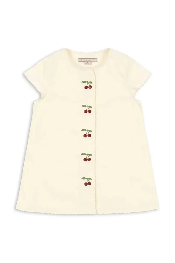 Konges Sløjd Dječja pamučna haljina Konges Sløjd EVIA CHERRY DRESS GOTS