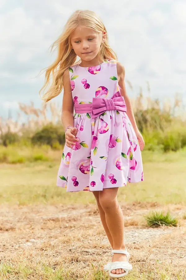 Mayoral Dječja pamučna haljina Mayoral boja: ljubičasta, mini, širi se prema dolje, 3917