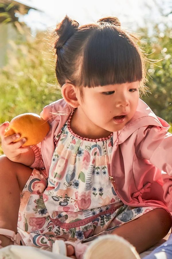 Mayoral Dječja pamučna haljina Mayoral boja: ružičasta, mini, širi se prema dolje, 1917