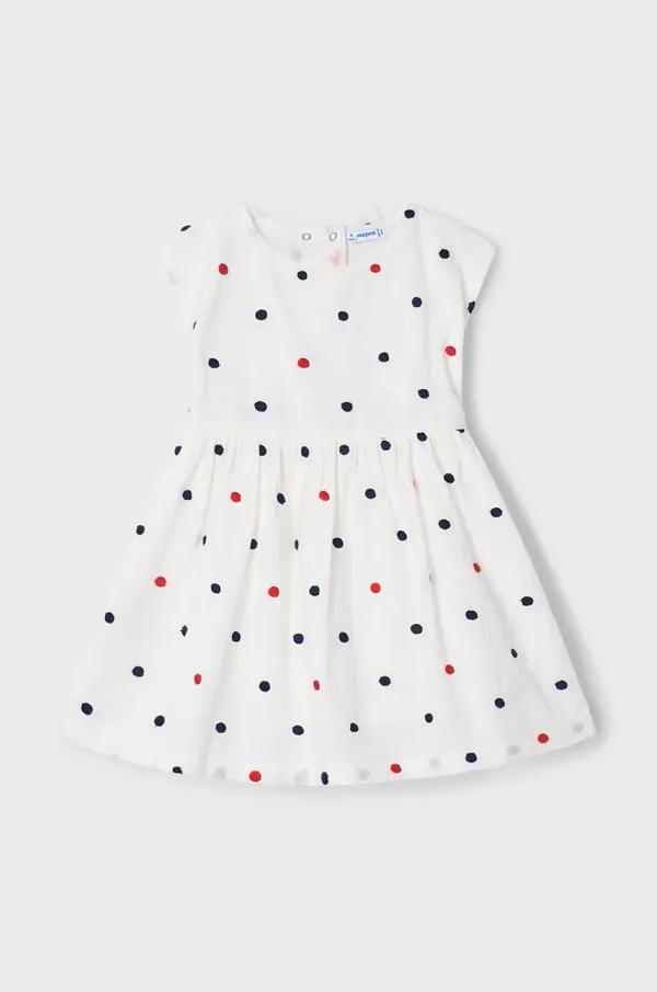 Mayoral Dječja pamučna haljina Mayoral mini, širi se prema dolje, 3921