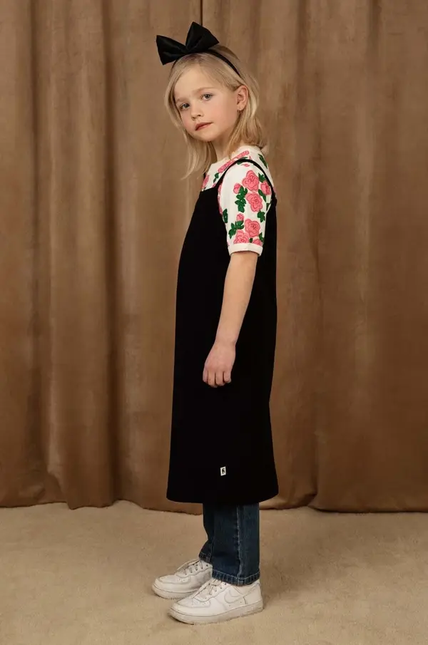 Mini Rodini Dječja pamučna haljina Mini Rodini