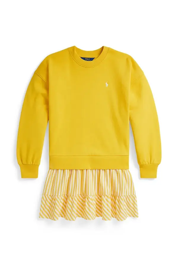 Polo Ralph Lauren Dječja pamučna haljina Polo Ralph Lauren