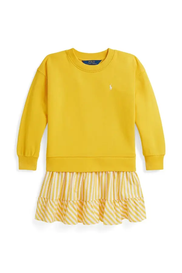 Polo Ralph Lauren Dječja pamučna haljina Polo Ralph Lauren