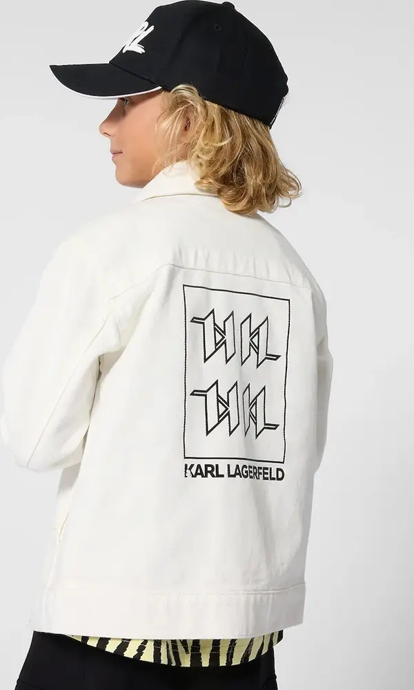 Karl Lagerfeld Dječja pamučna jakna Karl Lagerfeld