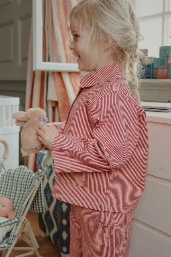 Konges Sløjd Dječja pamučna jakna Konges Sløjd LUC SHIRT JACKET GOTS