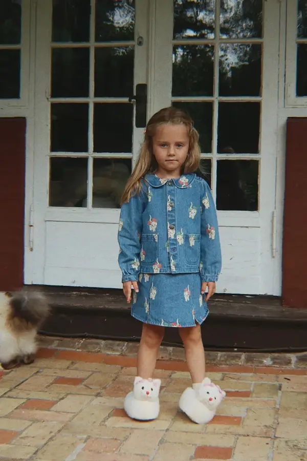 Konges Sløjd Dječja pamučna jakna Konges Sløjd MAGOT COLLAR JACKET GOTS