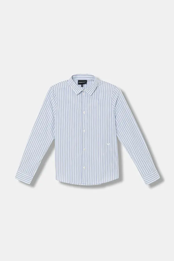 Emporio Armani Dječja pamučna košulja Emporio Armani