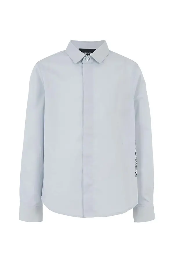 Emporio Armani Dječja pamučna košulja Emporio Armani