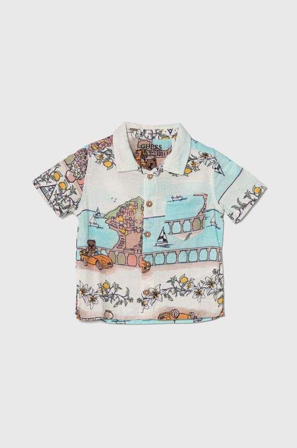 Guess Dječja pamučna košulja Guess