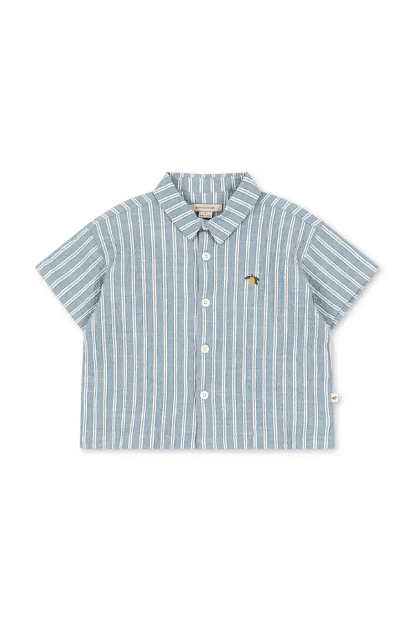 Konges Sløjd Dječja pamučna košulja Konges Sløjd ELLIOT SS SHIRT GOTS
