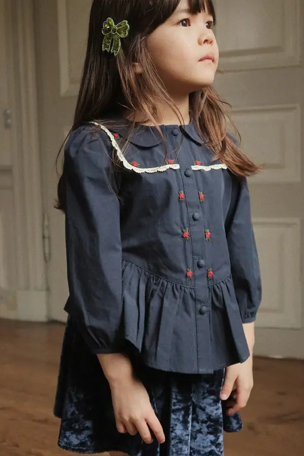 Konges Sløjd Dječja pamučna košulja Konges Sløjd EMMY SHIRT GOTS