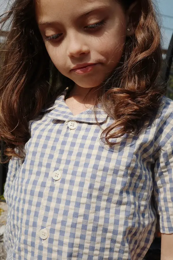 Konges Sløjd Dječja pamučna košulja Konges Sløjd KIM SS SHIRT GOTS