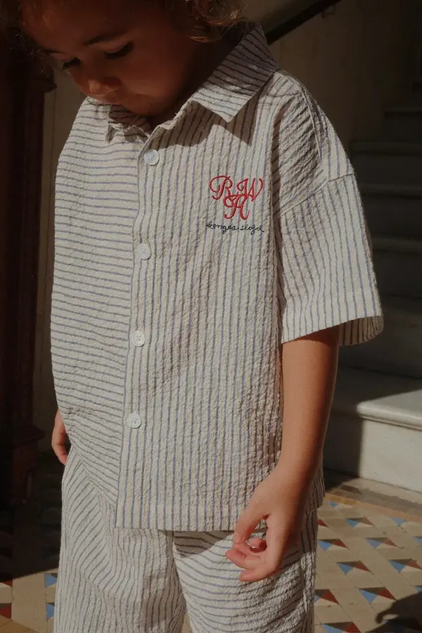 Konges Sløjd Dječja pamučna košulja Konges Sløjd RHW X KS DUO SHIRT GOTS