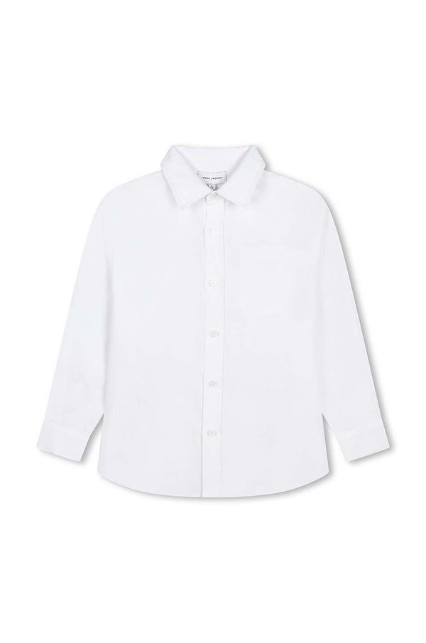 Marc Jacobs Dječja pamučna košulja Marc Jacobs boja: bijela, W60254