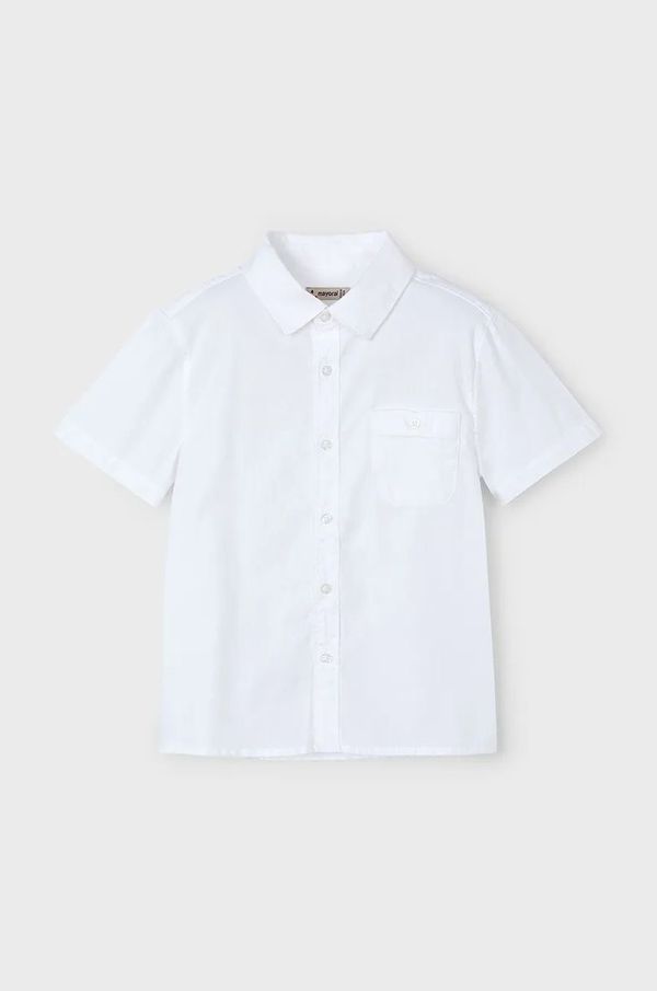 Mayoral Dječja pamučna košulja Mayoral boja: bijela, 3112