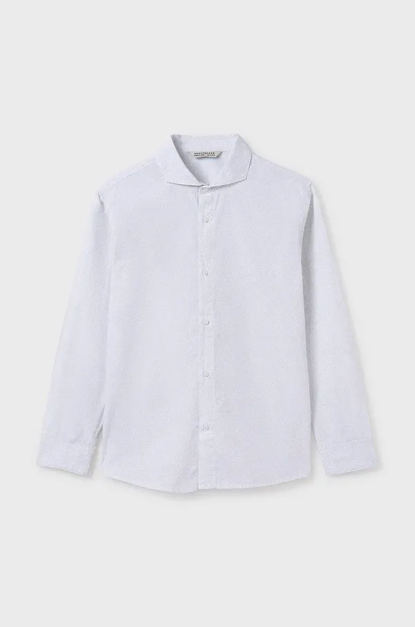 Mayoral Dječja pamučna košulja Mayoral boja: bijela, 6142