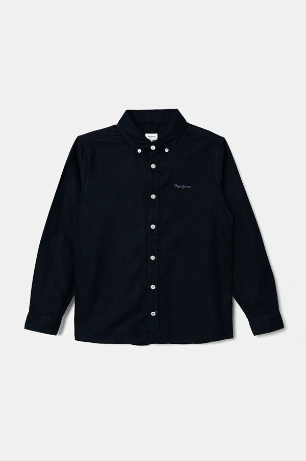 Pepe Jeans Dječja pamučna košulja Pepe Jeans NACE boja: tamno plava, PB302646