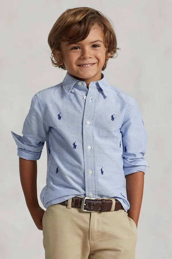 Polo Ralph Lauren Dječja pamučna košulja Polo Ralph Lauren