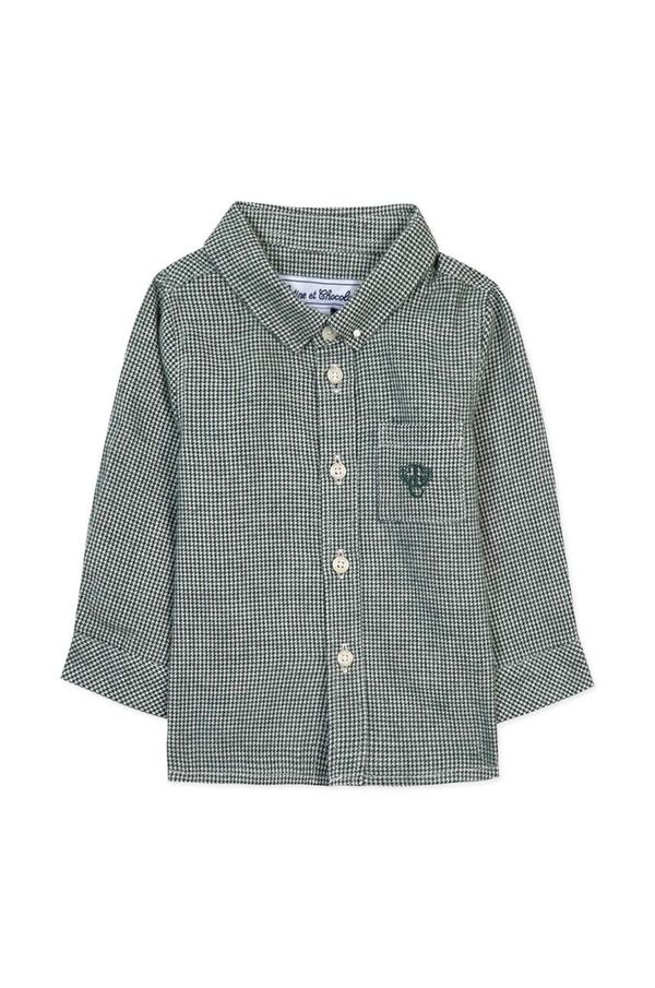 TARTINE ET CHOCOLAT Dječja pamučna košulja Tartine et Chocolat boja: zelena, TZ12131