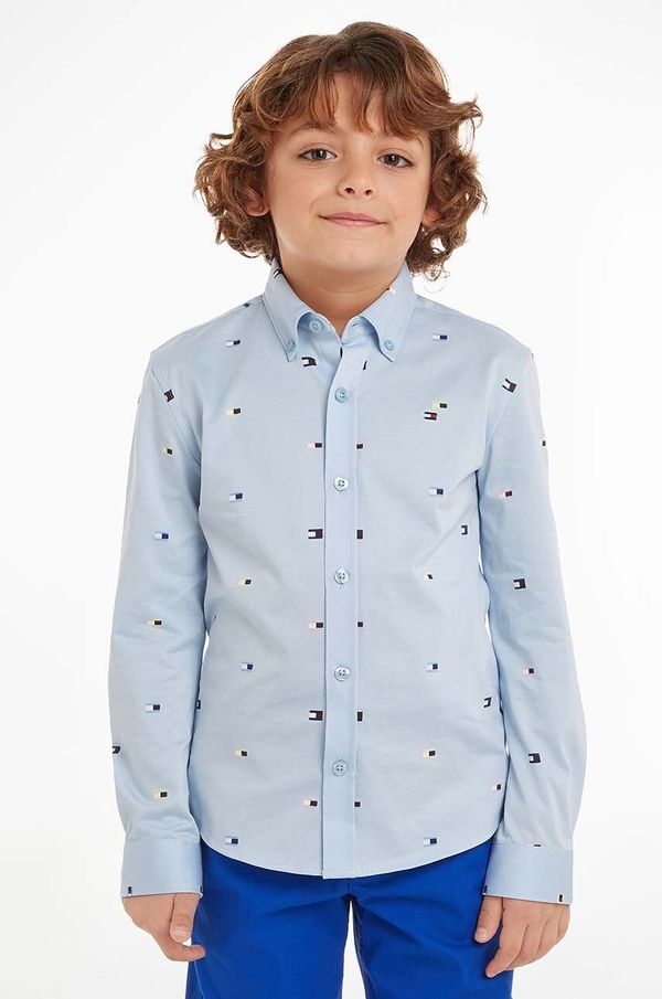 Tommy Hilfiger Dječja pamučna košulja Tommy Hilfiger KB0KB09136