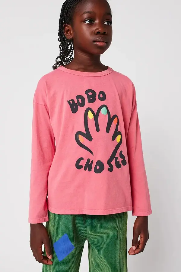 Bobo Choses Dječja pamučna majica dugih rukava Bobo Choses High Five