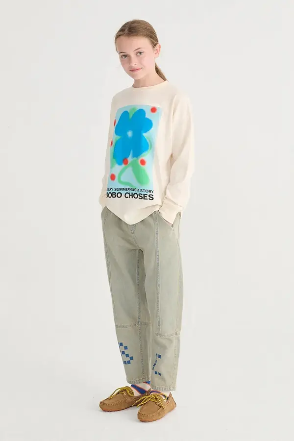 Bobo Choses Dječja pamučna majica dugih rukava Bobo Choses Summer Story