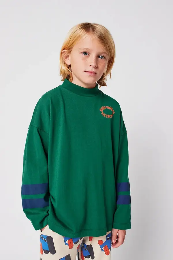 Bobo Choses Dječja pamučna majica dugih rukava Bobo Choses Tic Tac Toe