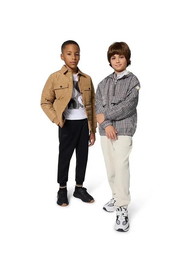 BOSS Dječja pamučna majica dugih rukava BOSS