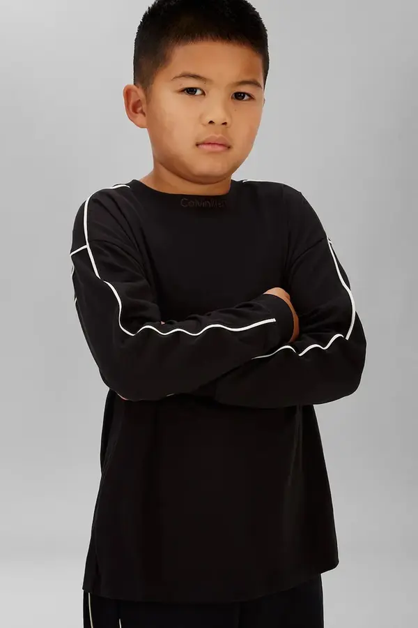 Calvin Klein Jeans Dječja pamučna majica dugih rukava Calvin Klein Jeans