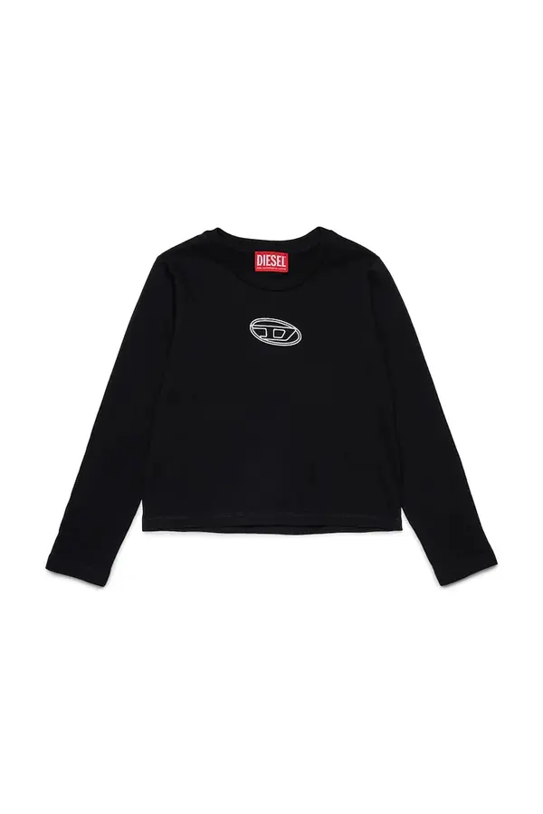 Diesel Dječja pamučna majica dugih rukava Diesel TIVALSYLS T-SHIRT