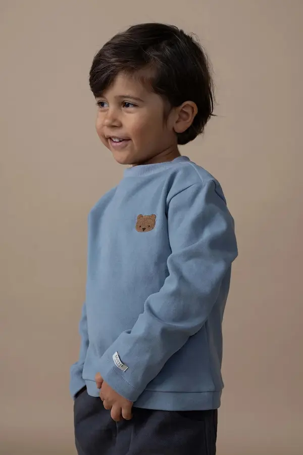 Donsje Dječja pamučna majica dugih rukava Donsje Jorijn Longsleeve Bear