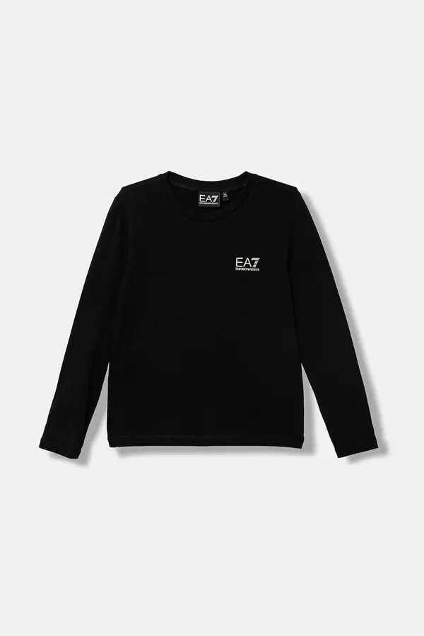 EA7 Emporio Armani Dječja pamučna majica dugih rukava EA7 Emporio Armani