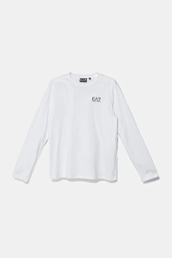 EA7 Emporio Armani Dječja pamučna majica dugih rukava EA7 Emporio Armani