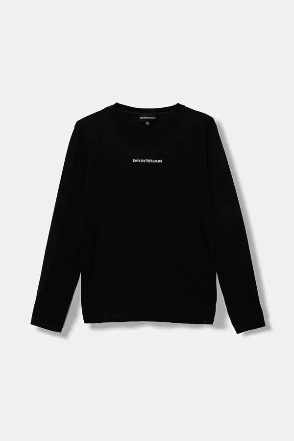 Emporio Armani Dječja pamučna majica dugih rukava Emporio Armani