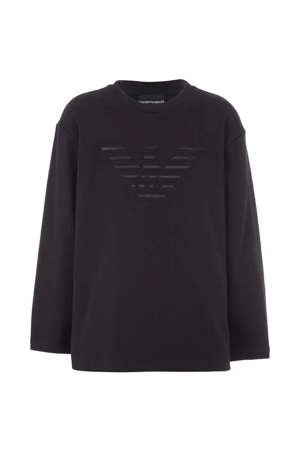 Emporio Armani Dječja pamučna majica dugih rukava Emporio Armani
