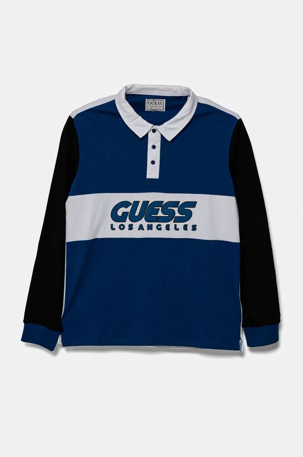 Guess Dječja pamučna majica dugih rukava Guess s uzorkom, L5RP00 KCNQ4