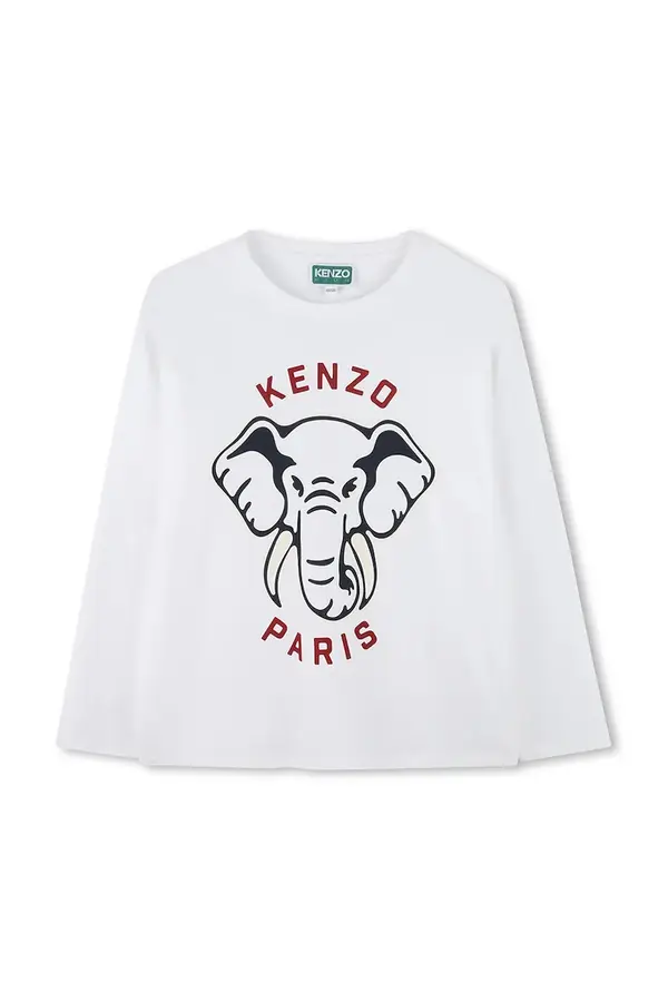 Kenzo kids Dječja pamučna majica dugih rukava Kenzo Kids