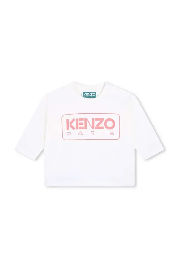 Kenzo kids Dječja pamučna majica dugih rukava Kenzo Kids