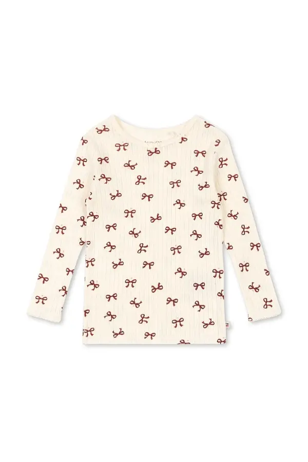 Konges Sløjd Dječja pamučna majica dugih rukava Konges Sløjd MINNIE BLOUSE GOTS