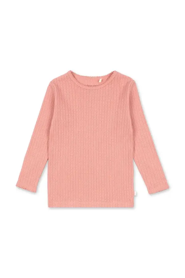 Konges Sløjd Dječja pamučna majica dugih rukava Konges Sløjd MINNIE BLOUSE GOTS