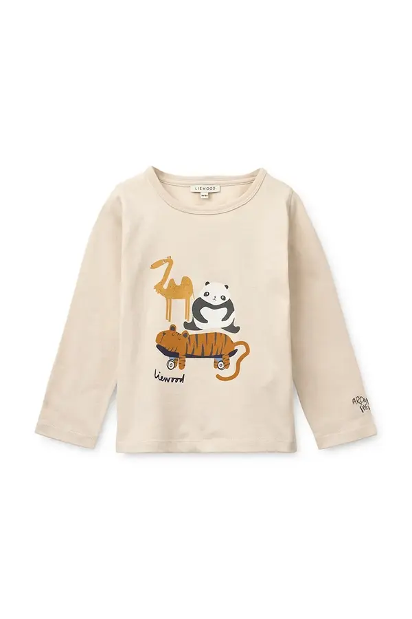 Liewood Dječja pamučna majica dugih rukava Liewood Apia Placement Longsleeve T-shirt