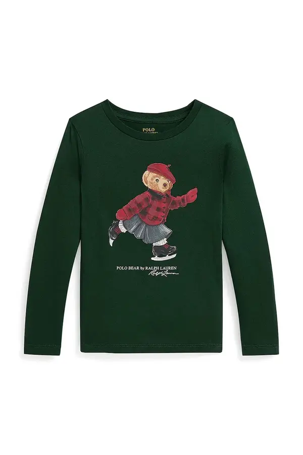 Polo Ralph Lauren Dječja pamučna majica dugih rukava Polo Ralph Lauren